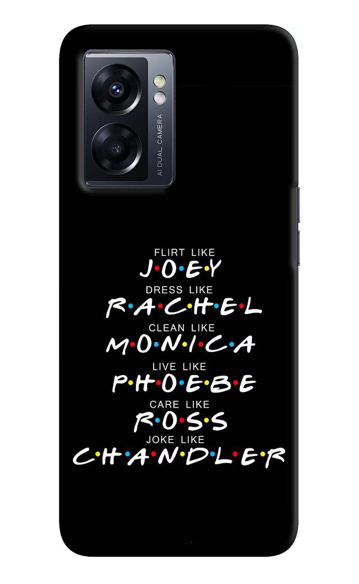 FRIENDS Character Oppo K10 5G Hard Case Back Cover by Casekaro