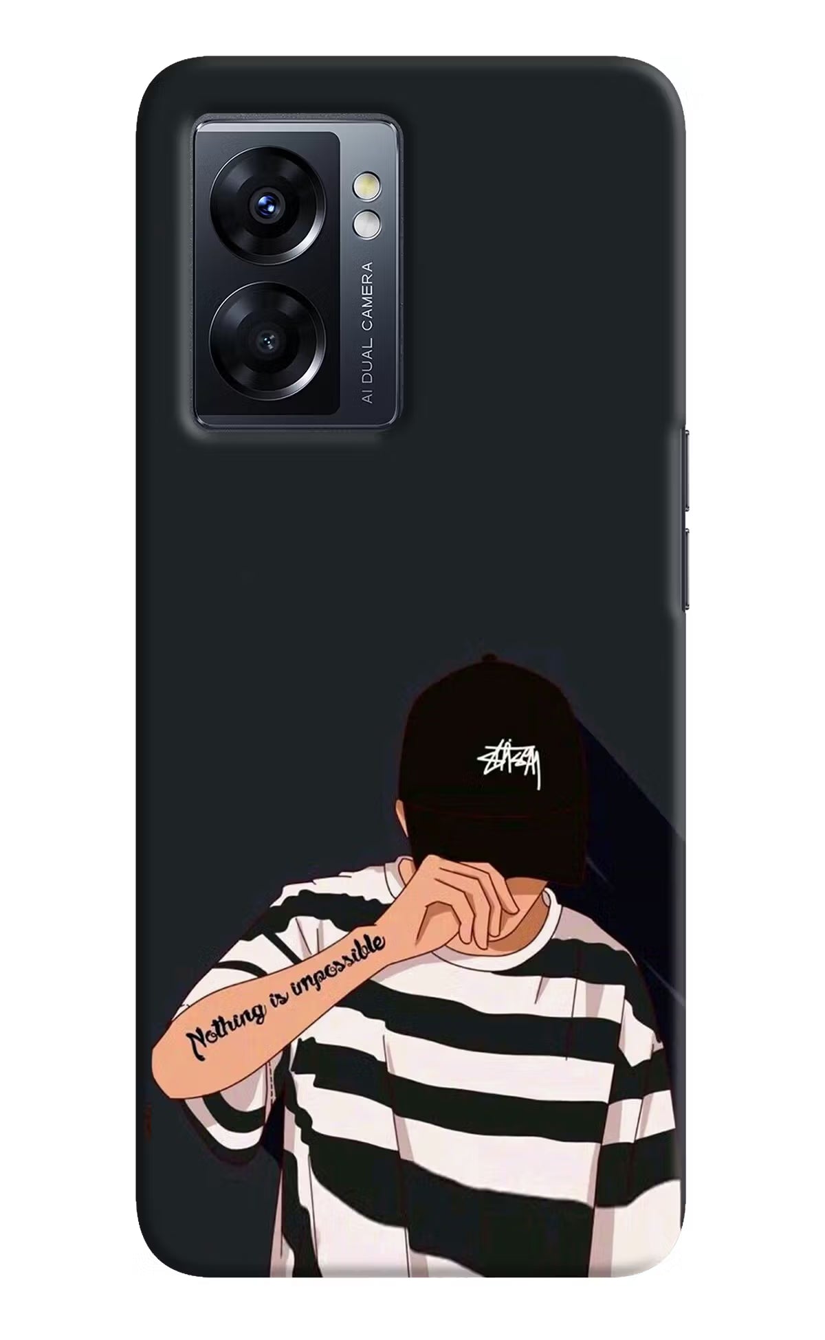 Aesthetic Boy Oppo K10 5G Hard Case Back Cover by Casekaro