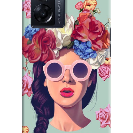 Pretty Girl Oppo K10 5G Hard Case Back Cover by Casekaro