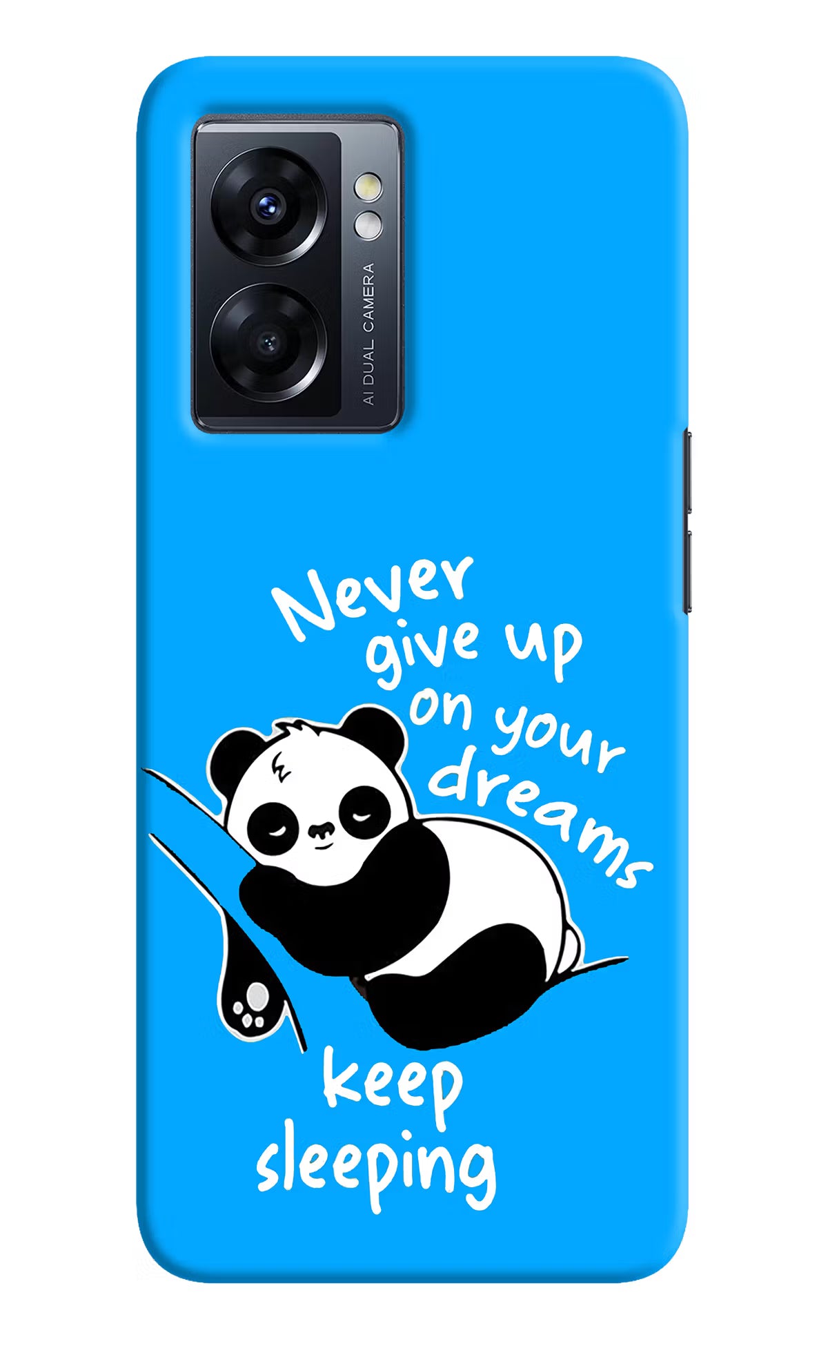 Keep Sleeping Oppo K10 5G Hard Case Back Cover by Casekaro
