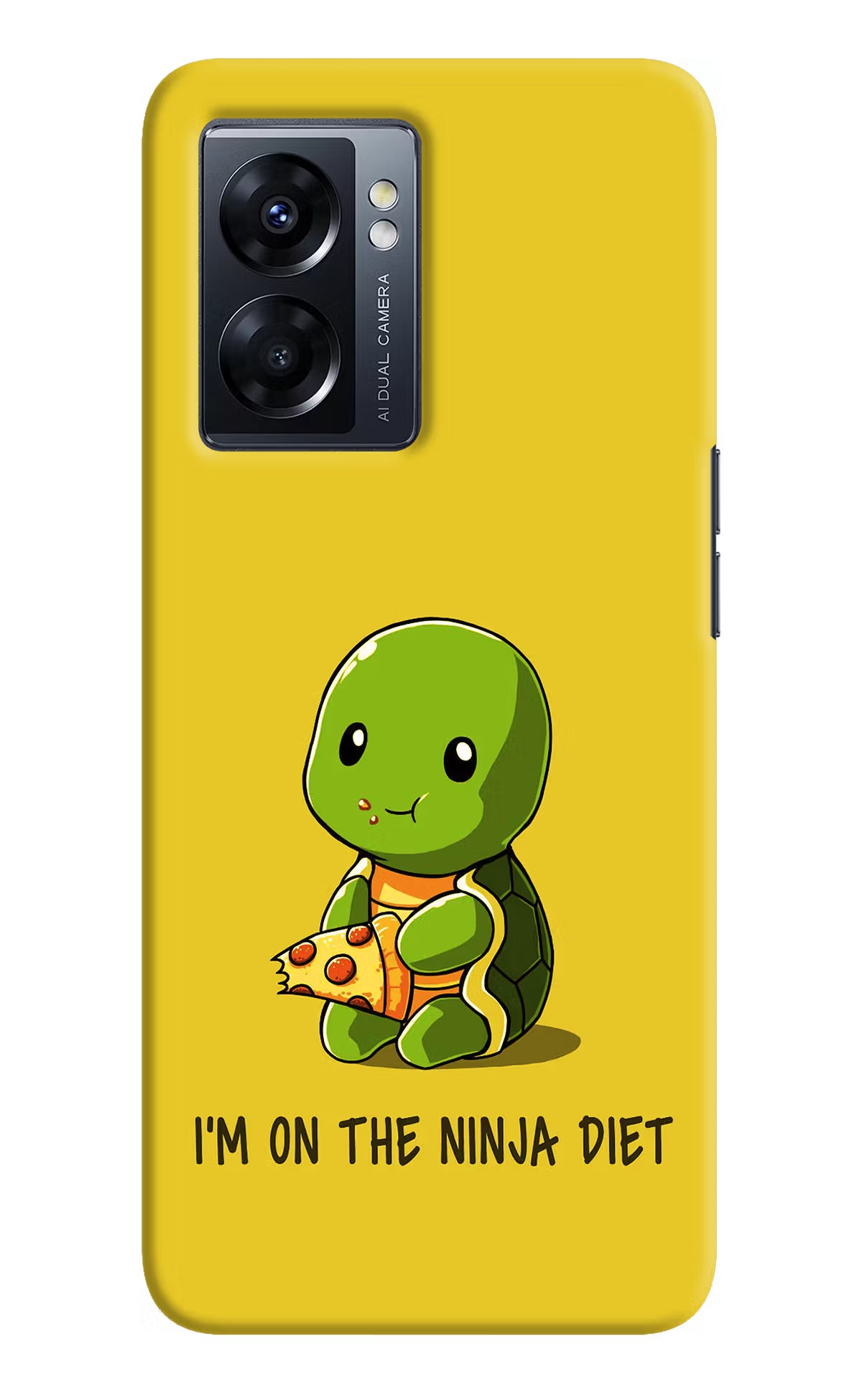I'm on Ninja Diet Oppo K10 5G Hard Case Back Cover by Casekaro