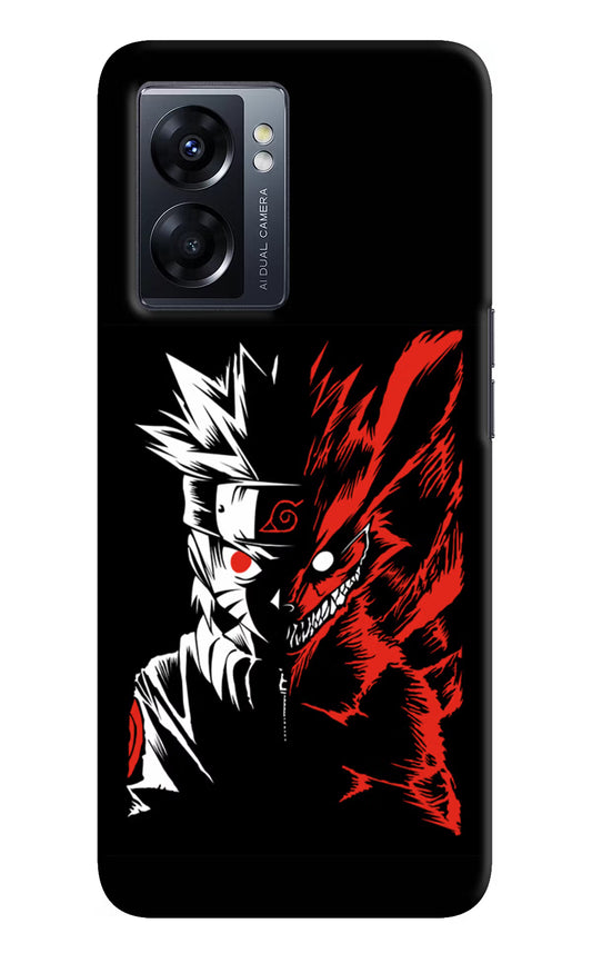 Naruto Two Face Oppo K10 5G Hard Case Back Cover by Casekaro