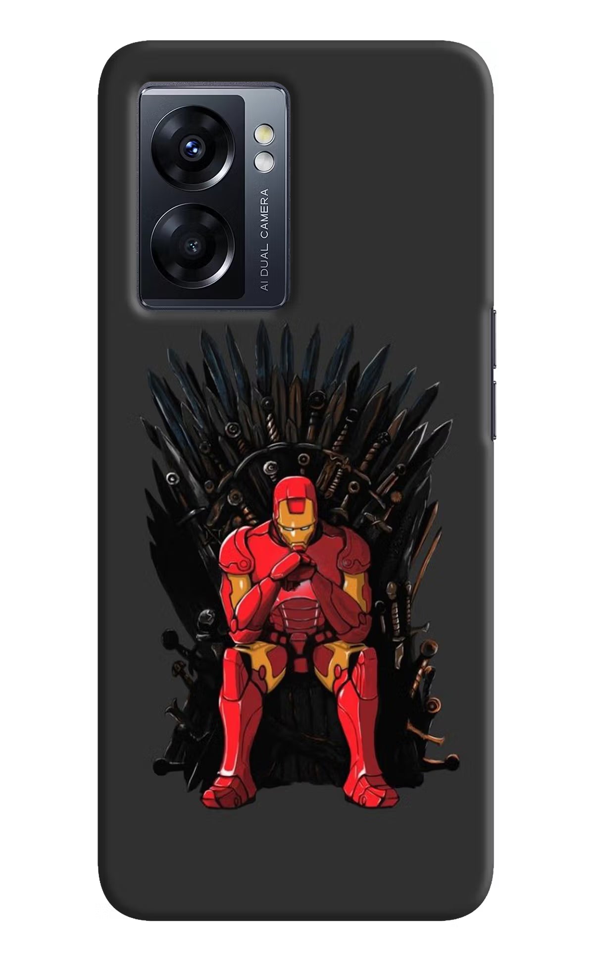 Ironman Throne Oppo K10 5G Hard Case Back Cover by Casekaro