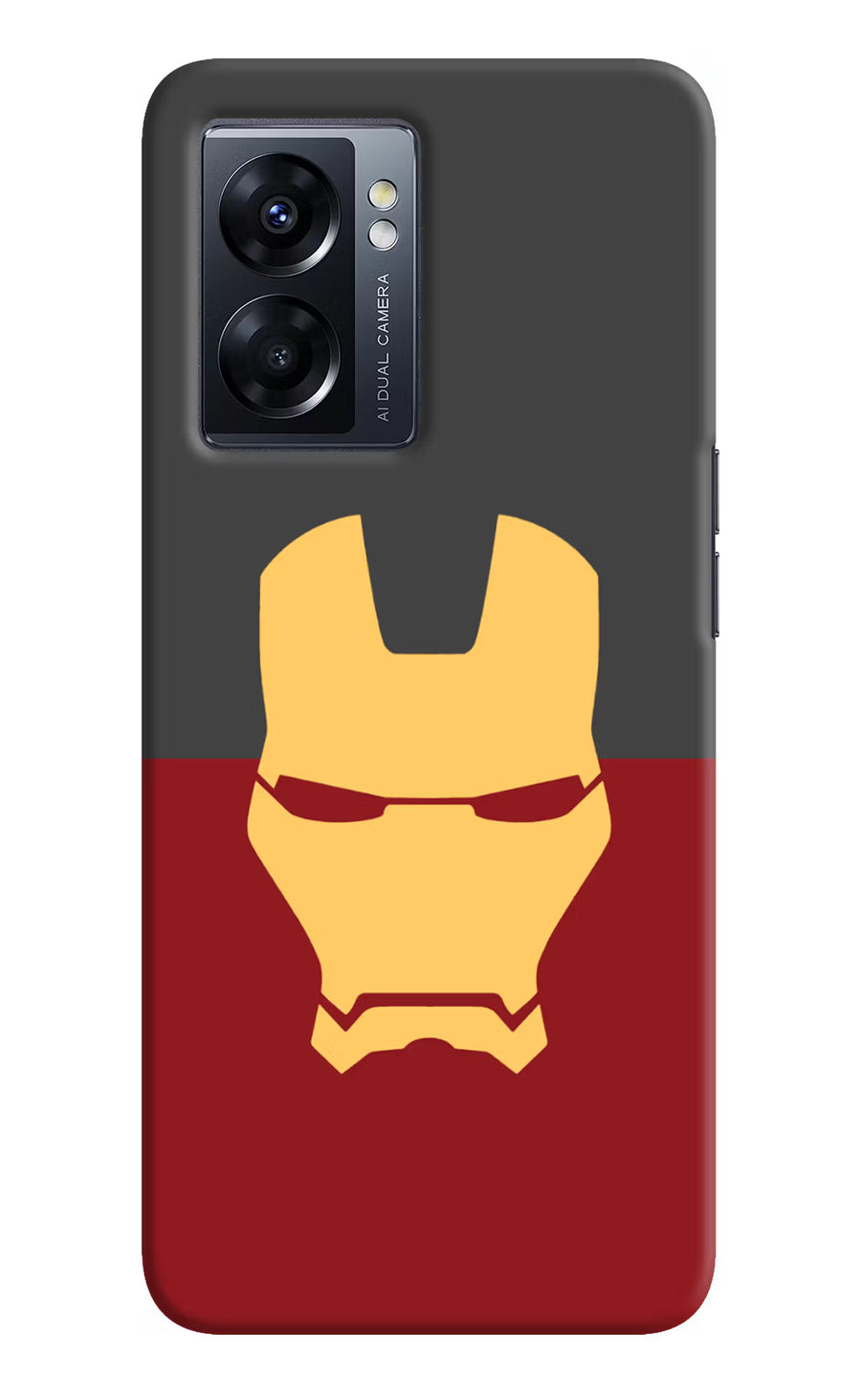 Ironman Oppo K10 5G Back Cover, Hard case