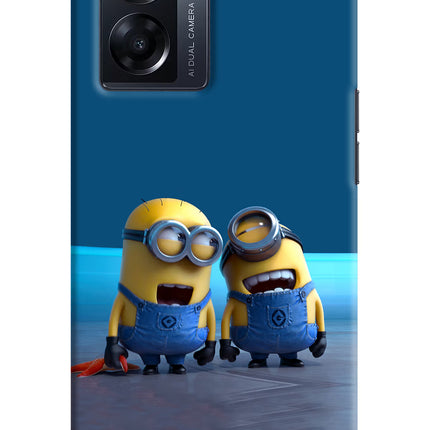 Minion Laughing Oppo K10 5G Hard Case Back Cover by Casekaro