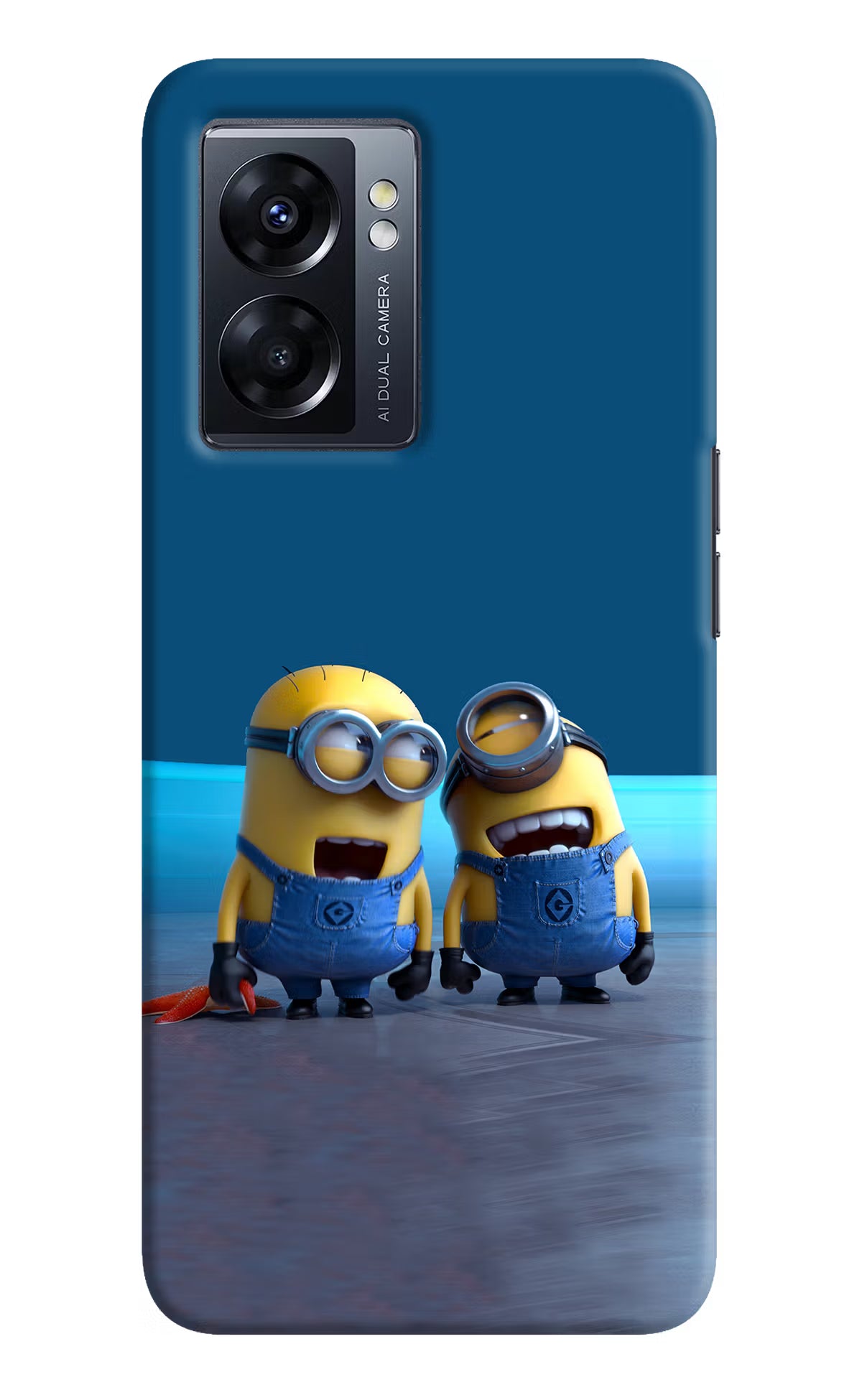 Minion Laughing Oppo K10 5G Hard Case Back Cover by Casekaro