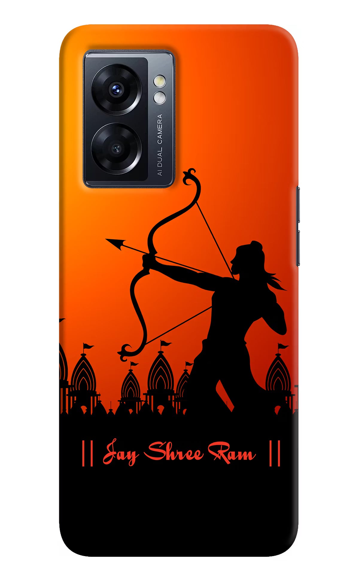 Lord Ram - 4 Oppo K10 5G Hard Case Back Cover by Casekaro