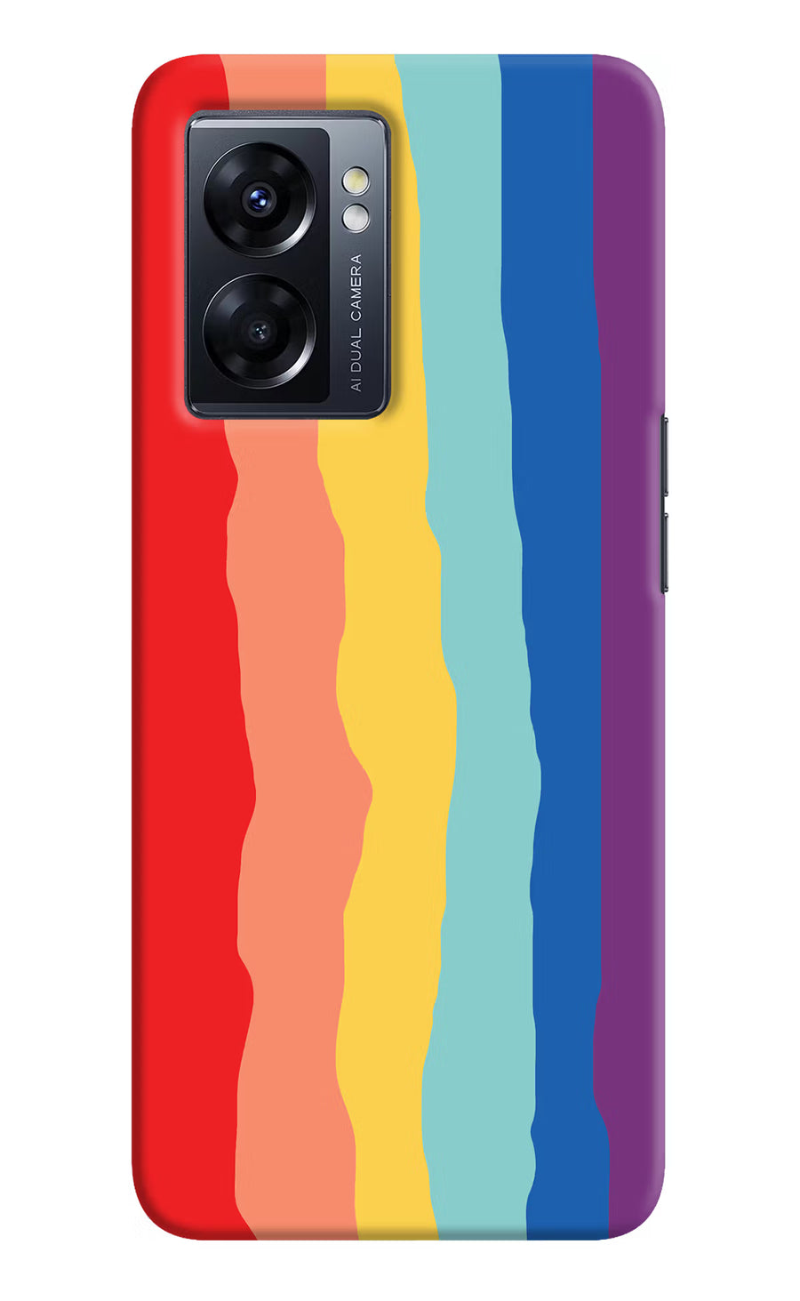 Rainbow Oppo K10 5G Back Cover, Hard case