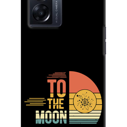 To the Moon Oppo K10 5G Hard Case Back Cover by Casekaro