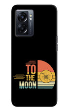 To the Moon Oppo K10 5G Hard Case Back Cover by Casekaro