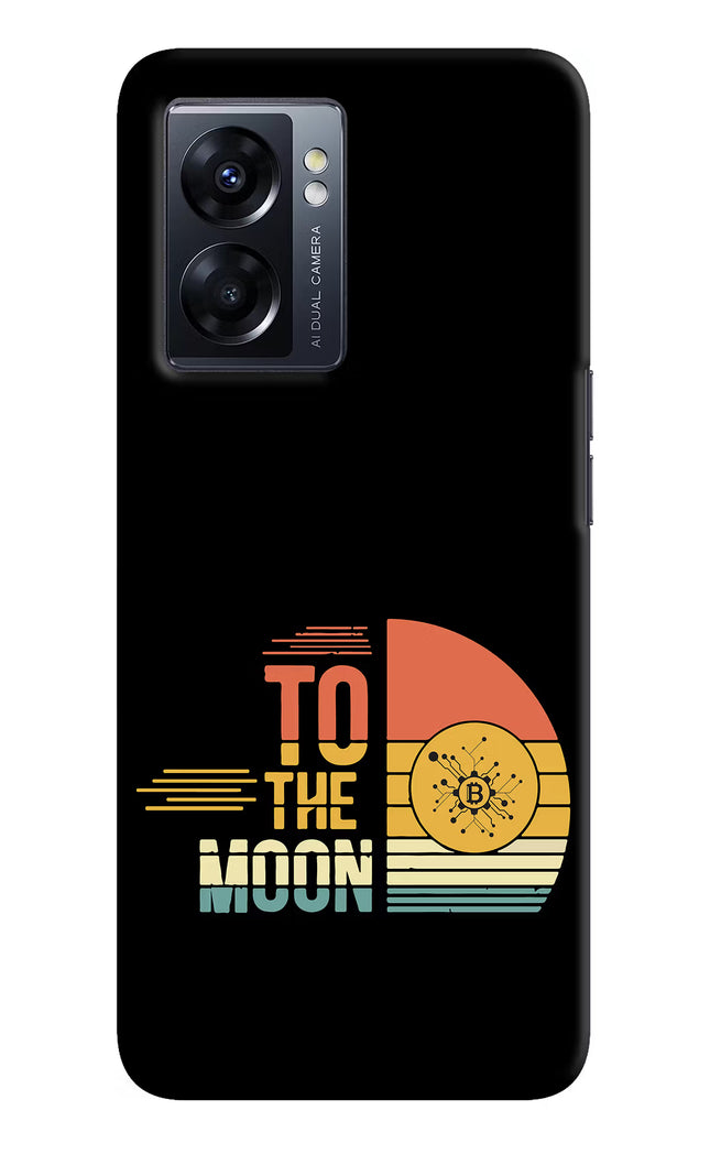 To the Moon Oppo K10 5G Hard Case Back Cover by Casekaro