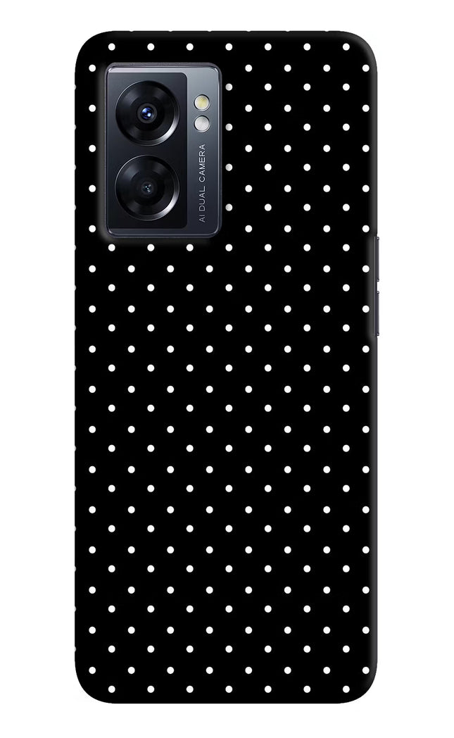 White Dots Oppo K10 5G Hard Case Back Cover by Casekaro