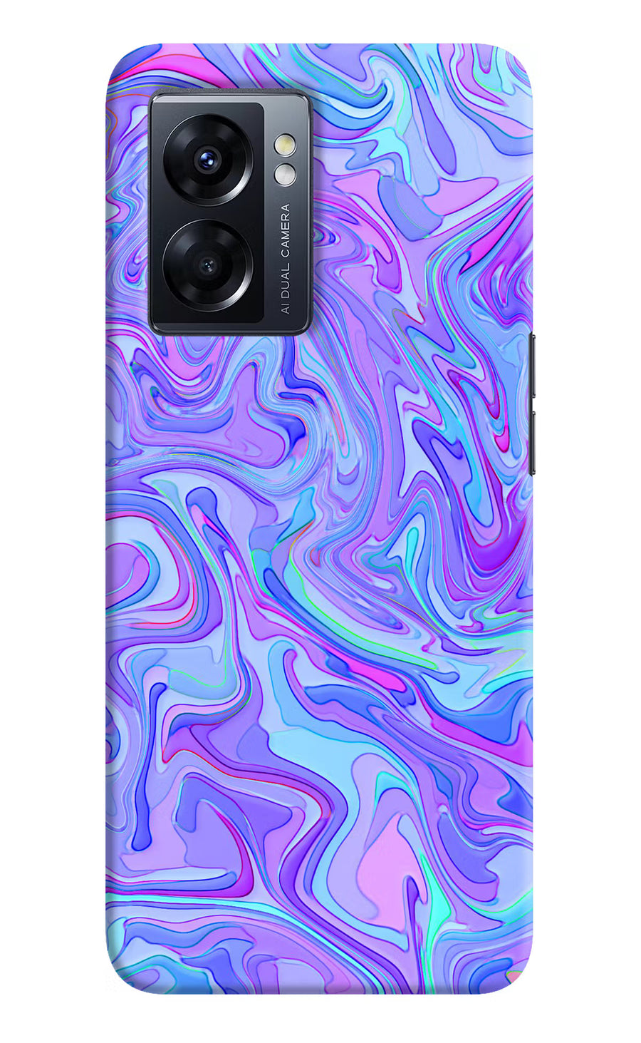 Glitter Oppo K10 5G Back Cover, Hard case