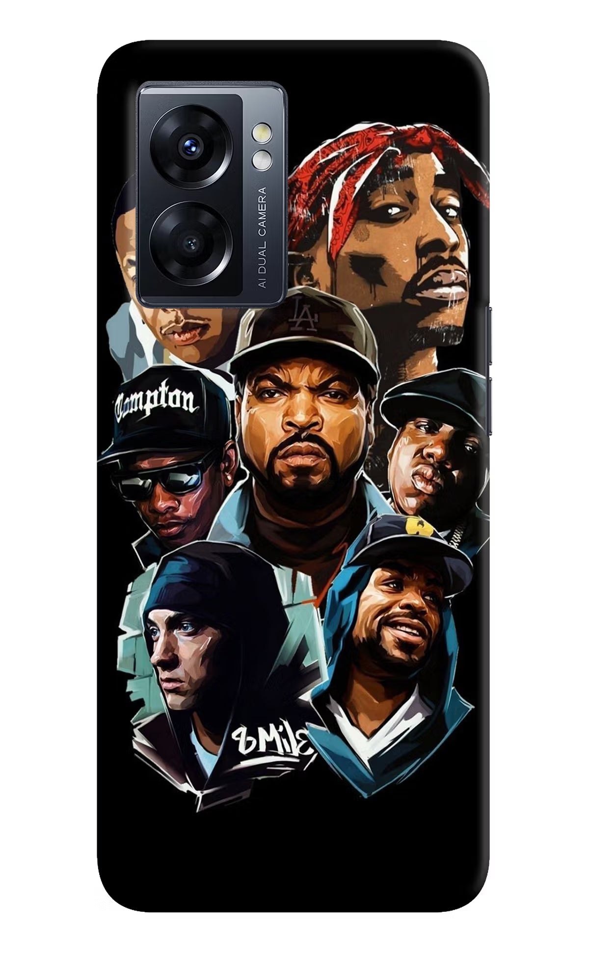 Rappers Oppo K10 5G Hard Case Back Cover by Casekaro