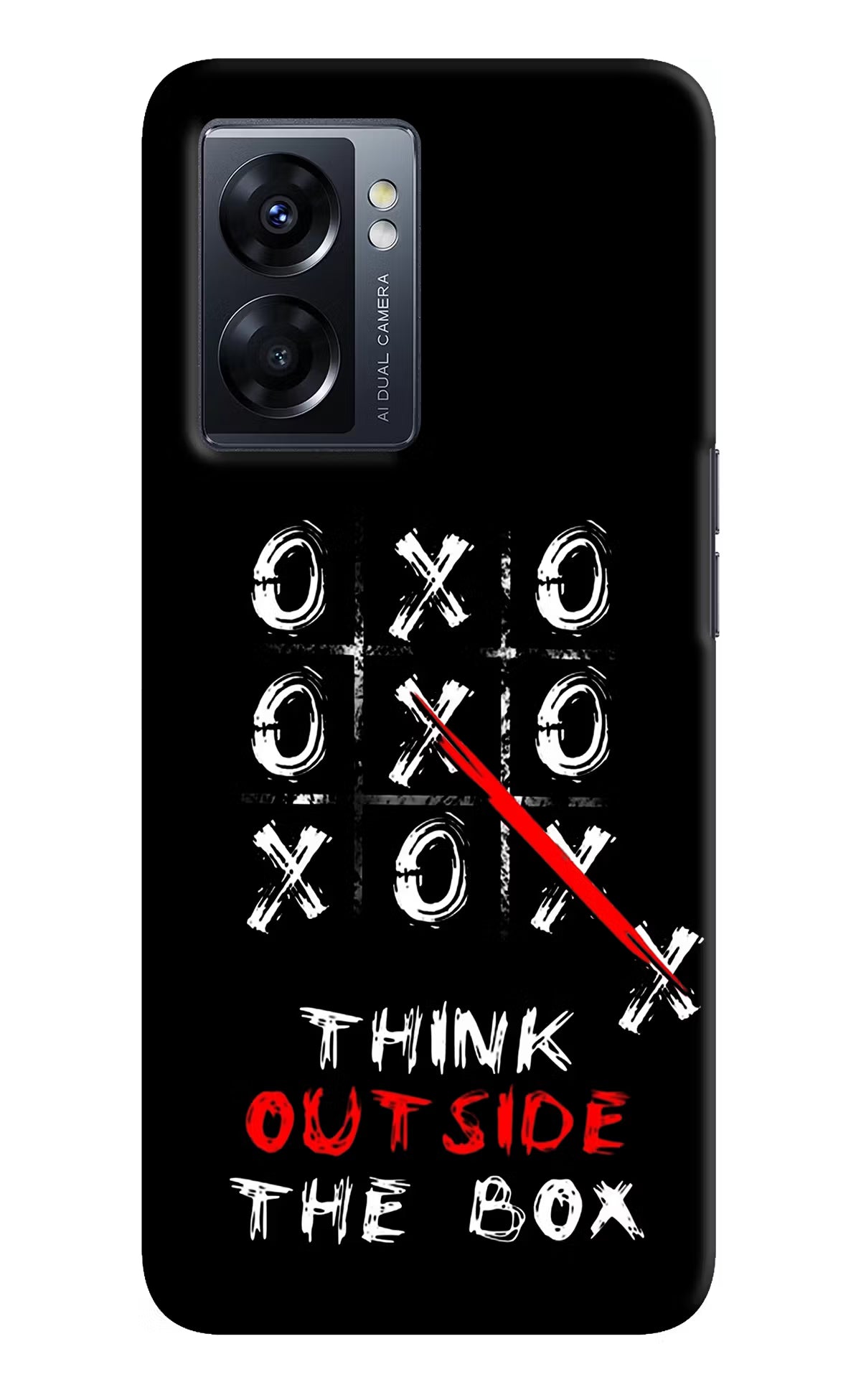 Think out of the BOX Oppo K10 5G Hard Case Back Cover by Casekaro