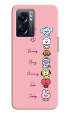BTS names Oppo K10 5G Hard Case Back Cover by Casekaro