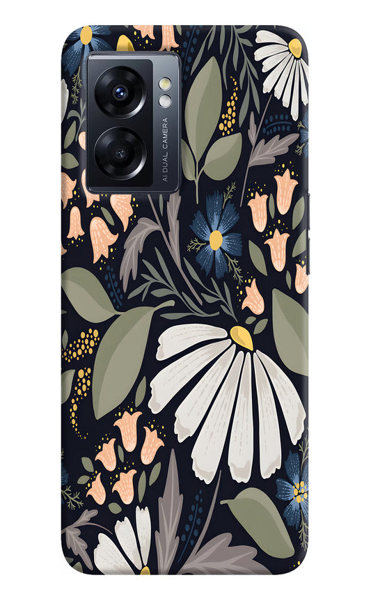 Flowers Art Oppo K10 5G Hard Case Back Cover by Casekaro