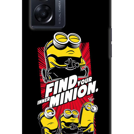 Find your inner Minion Oppo K10 5G Hard Case Back Cover by Casekaro