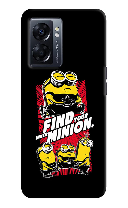 Find your inner Minion Oppo K10 5G Hard Case Back Cover by Casekaro