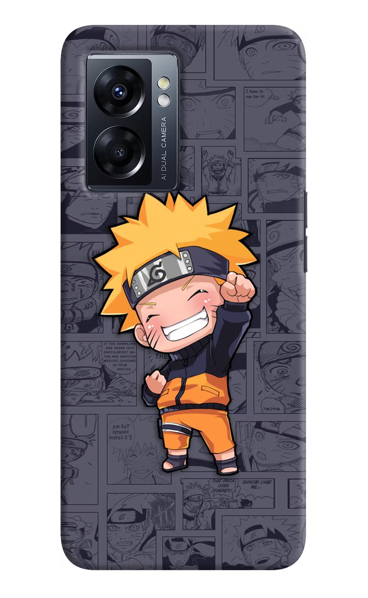 Chota Naruto Oppo K10 5G Hard Case Back Cover by Casekaro