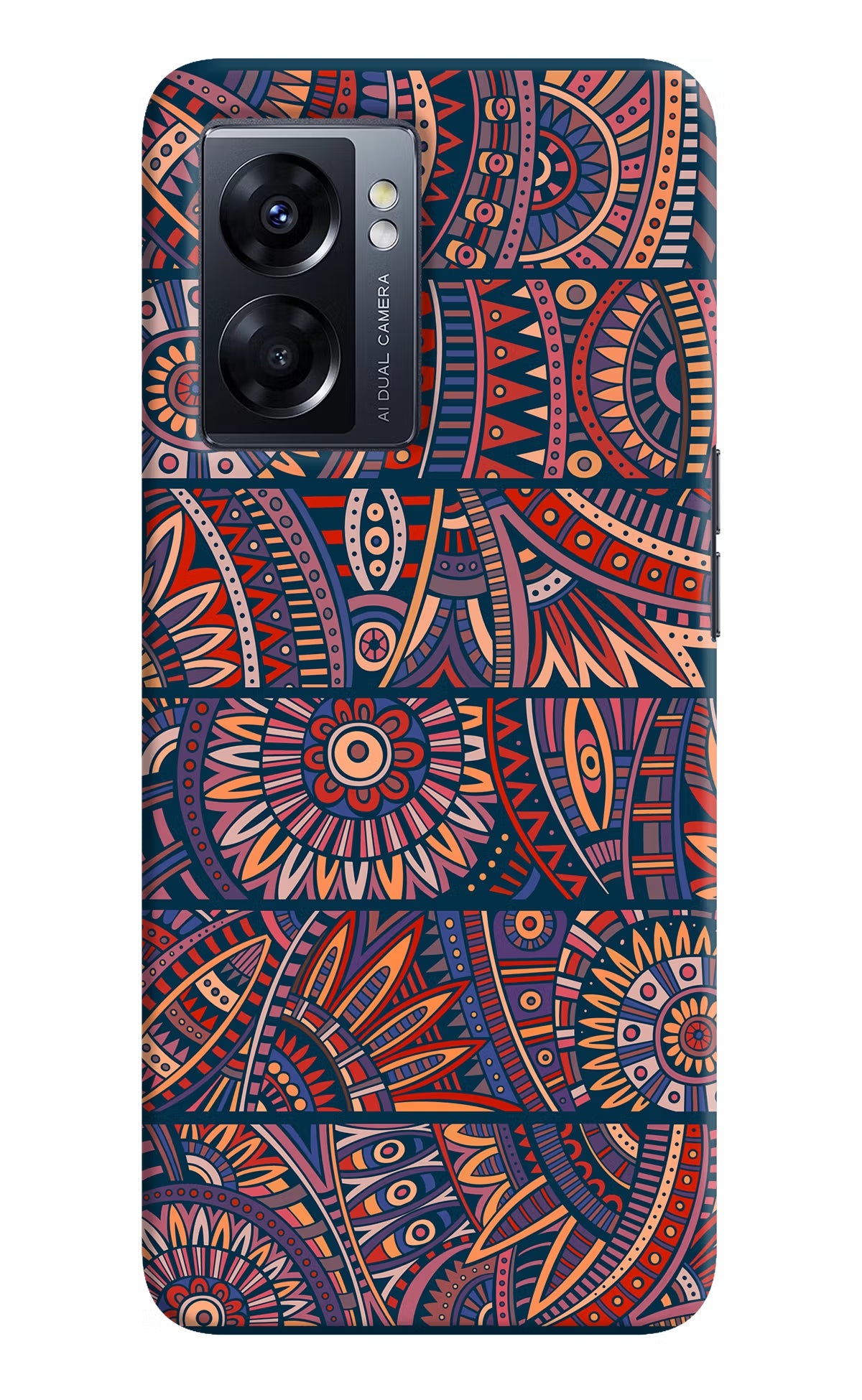 African Culture Design Oppo K10 5G Hard Case Back Cover by Casekaro