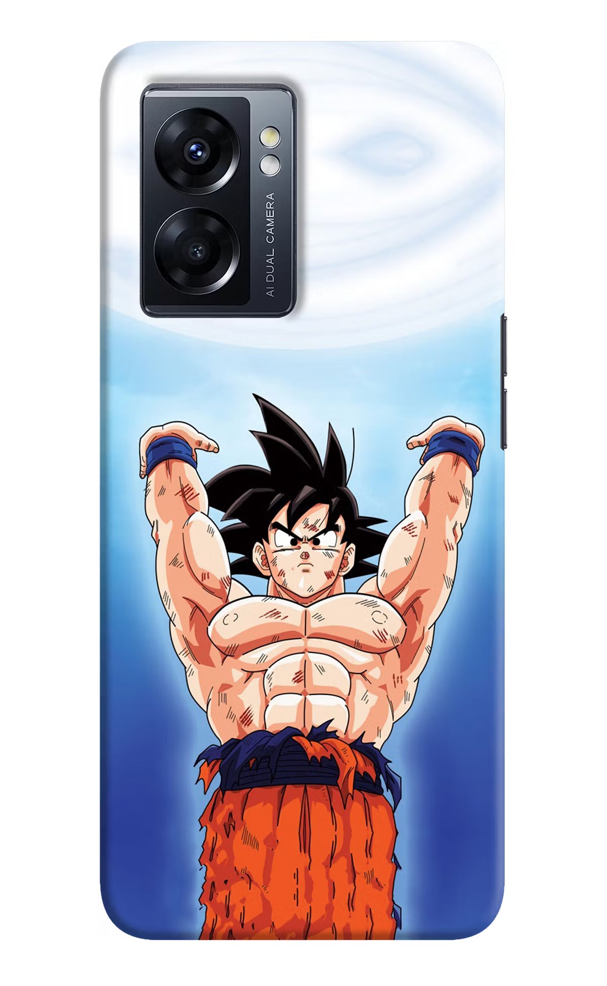 Goku Power Oppo K10 5G Hard Case Back Cover by Casekaro