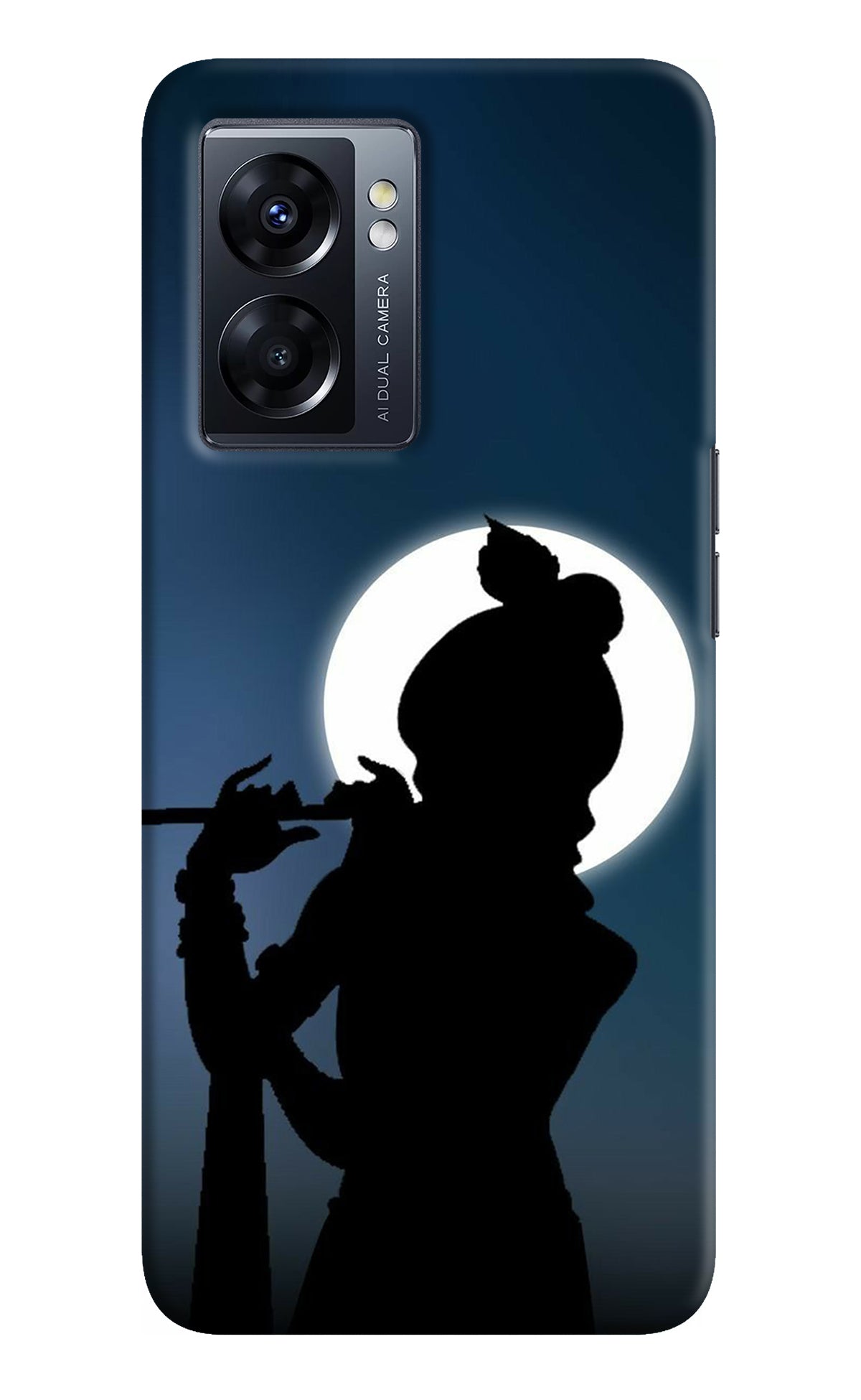 Shri Krishna Silhouette Oppo K10 5G Back Cover