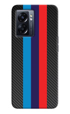 BMW Stripes Pattern Oppo K10 5G Hard Case Back Cover by Casekaro