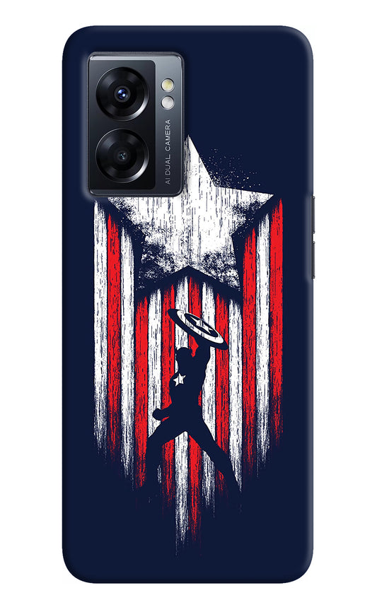 Captain America Marvel Art Oppo K10 5G Back Cover