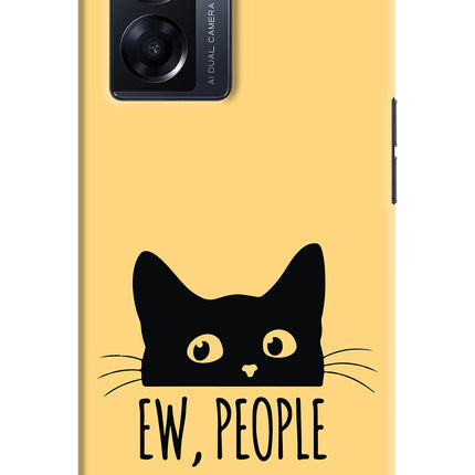 Ew People Catitude Oppo K10 5G Hard Case Back Cover by Casekaro