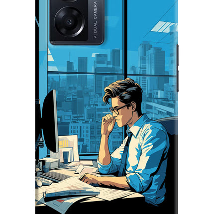 Focused Hustler (AI Generated) Oppo K10 5G Hard Case Back Cover by Casekaro