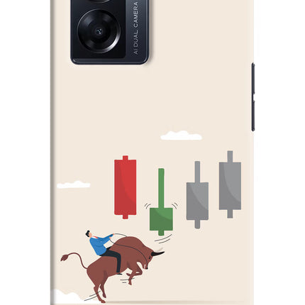 Bull Trading Momentum Oppo K10 5G Hard Case Back Cover by Casekaro
