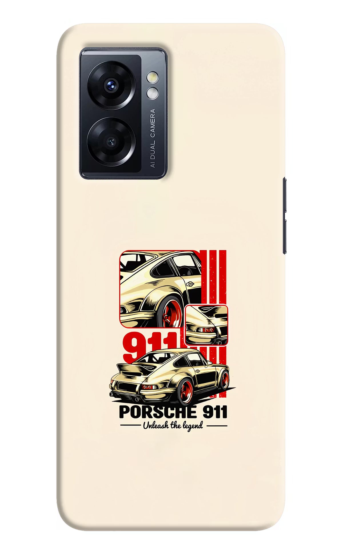 Classic Porsche 911 Oppo K10 5G Hard Case Back Cover by Casekaro