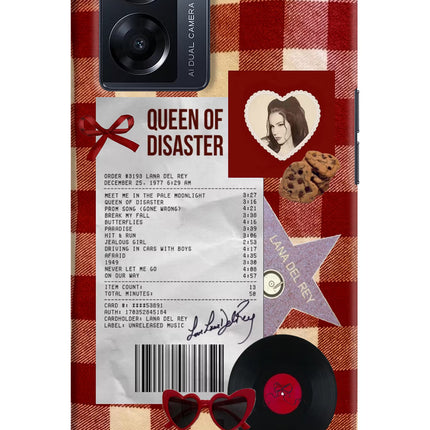 Queen of Disaster Oppo K10 5G Hard Case Back Cover by Casekaro