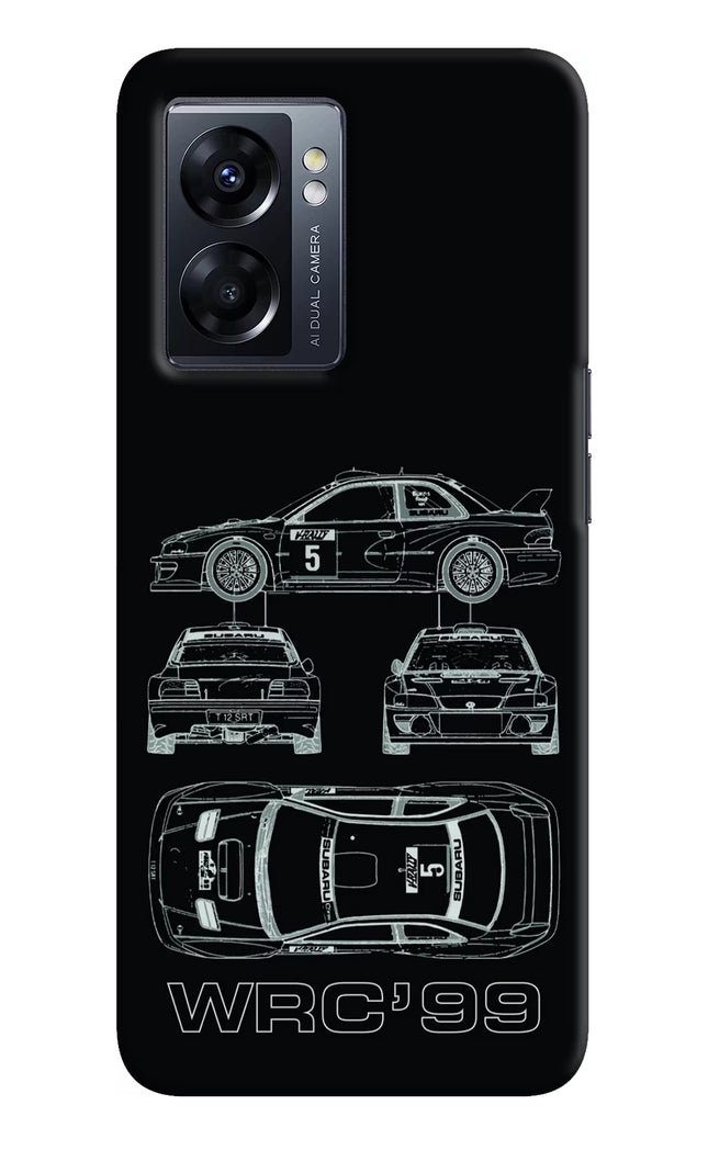 WRC'99 Oppo K10 5G Hard Case Back Cover by Casekaro