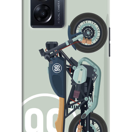 Classic Cafe Racer 99 Oppo K10 5G Hard Case Back Cover by Casekaro