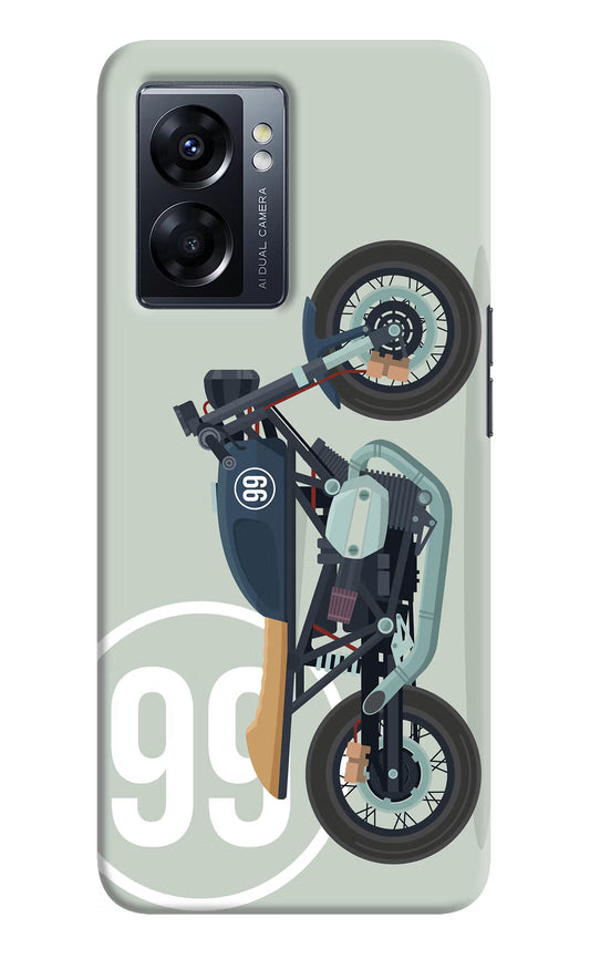 Classic Cafe Racer 99 Oppo K10 5G Hard Case Back Cover by Casekaro