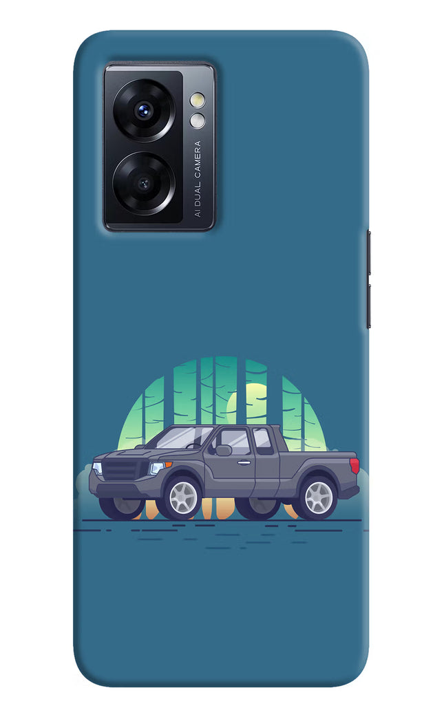 Retro Garage Vibe Oppo K10 5G Hard Case Back Cover by Casekaro