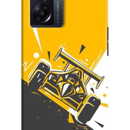Track King Oppo K10 5G Hard Case Back Cover by Casekaro