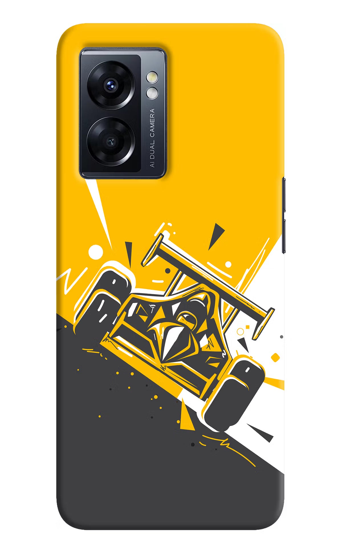 Track King Oppo K10 5G Hard Case Back Cover by Casekaro