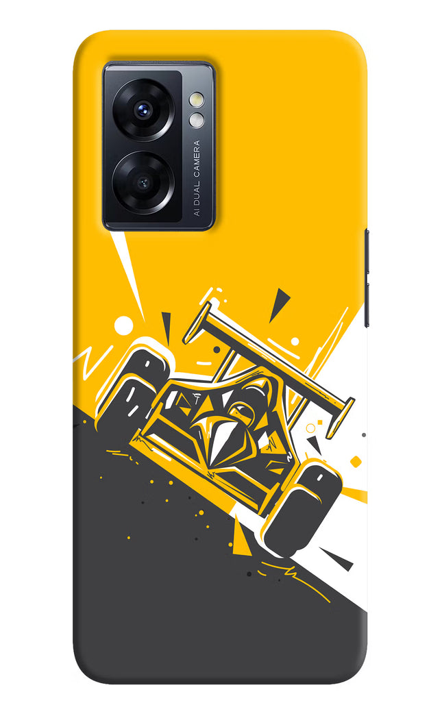 Track King Oppo K10 5G Hard Case Back Cover by Casekaro