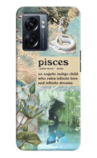 Pisces Zodiac Oppo K10 5G Hard Case Back Cover by Casekaro