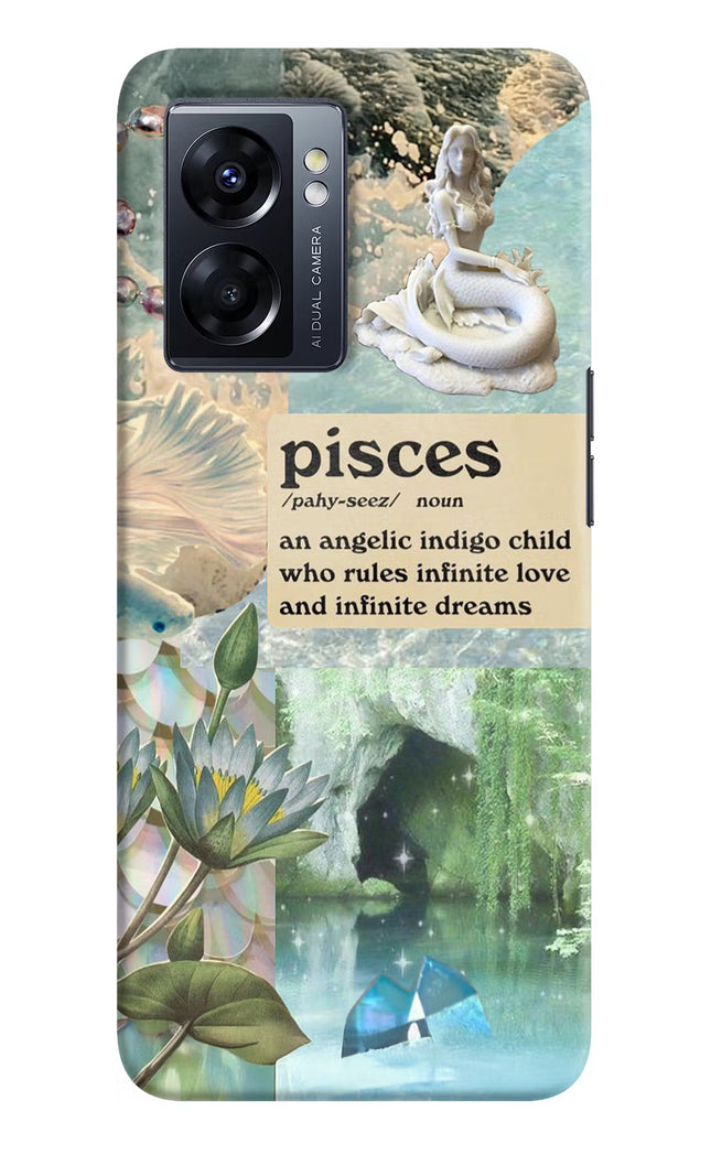 Pisces Zodiac Oppo K10 5G Hard Case Back Cover by Casekaro