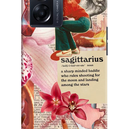 Sagittarius Zodiac Oppo K10 5G Hard Case Back Cover by Casekaro