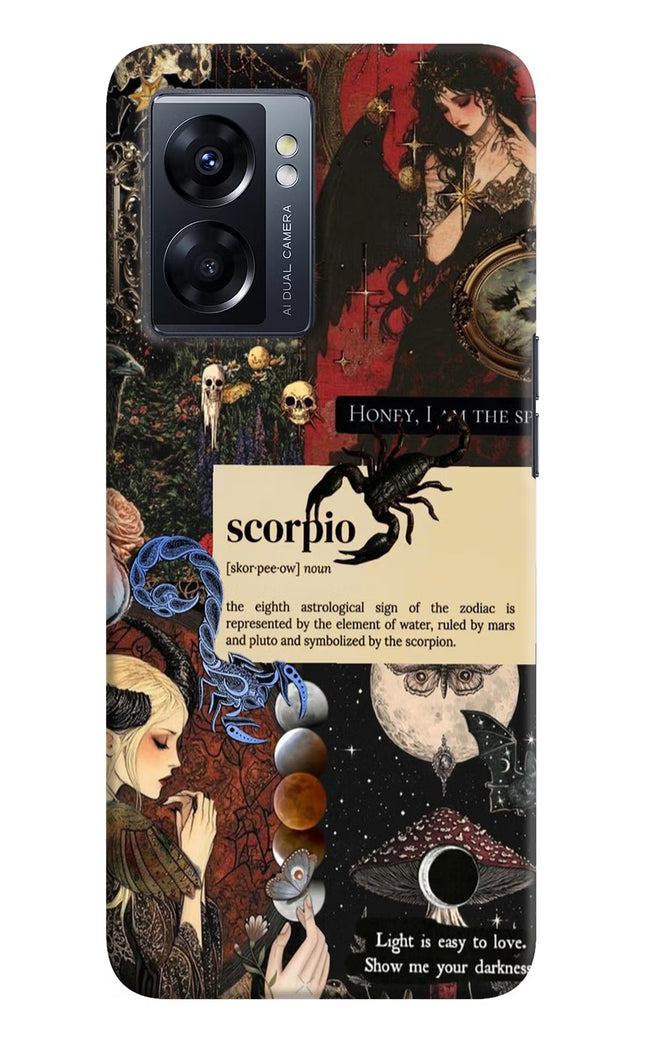 Scorpio Zodiac Oppo K10 5G Hard Case Back Cover by Casekaro