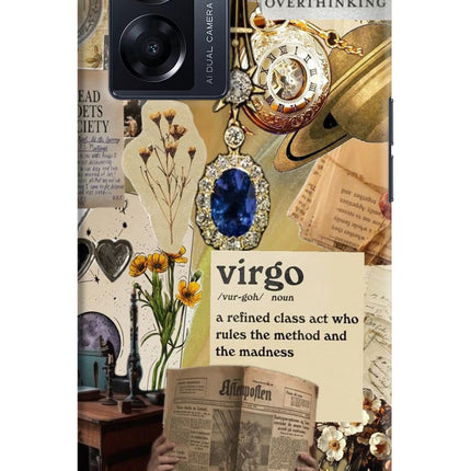 Virgo Zodiac Oppo K10 5G Hard Case Back Cover by Casekaro