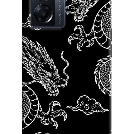 Twin Dragons Oppo K10 5G Hard Case Back Cover by Casekaro