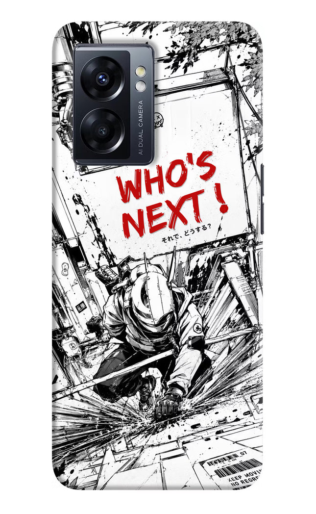 Who's Next Oppo K10 5G Hard Case Back Cover by Casekaro