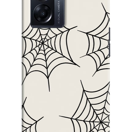 Spider Web Oppo K10 5G Hard Case Back Cover by Casekaro
