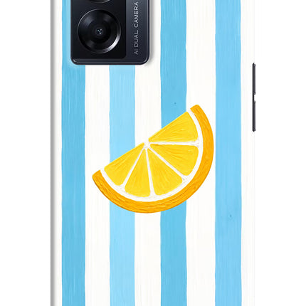 Summer Lemon Oppo K10 5G Hard Case Back Cover by Casekaro